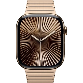 Смарт-часы Apple Watch Series 10 42mm Gold Titanium Case with Gold Link Bracelet