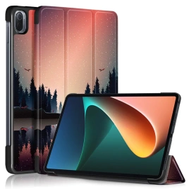 Чехол-книжка Lux Smart Case для XiaoMi Pad 5 с рисунком лес Color