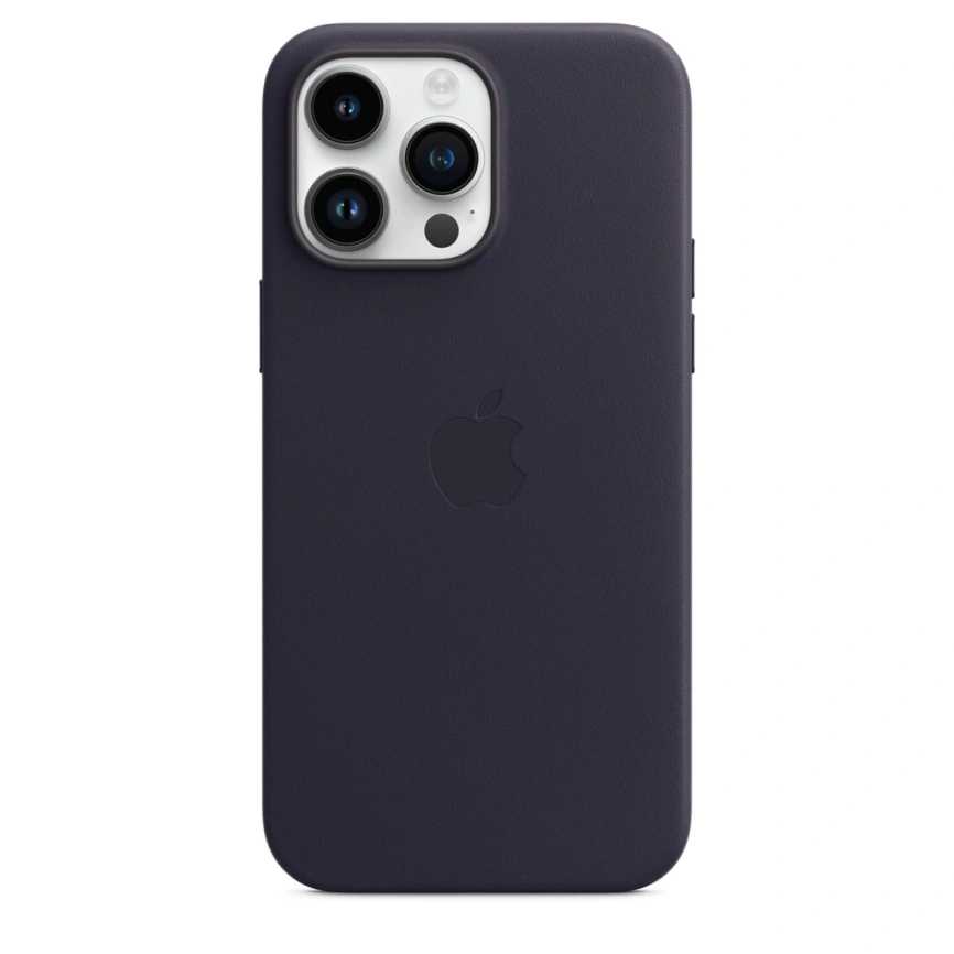 Кожаный чехол Apple MagSafe для iPhone 14 Pro Max Ink фото 4