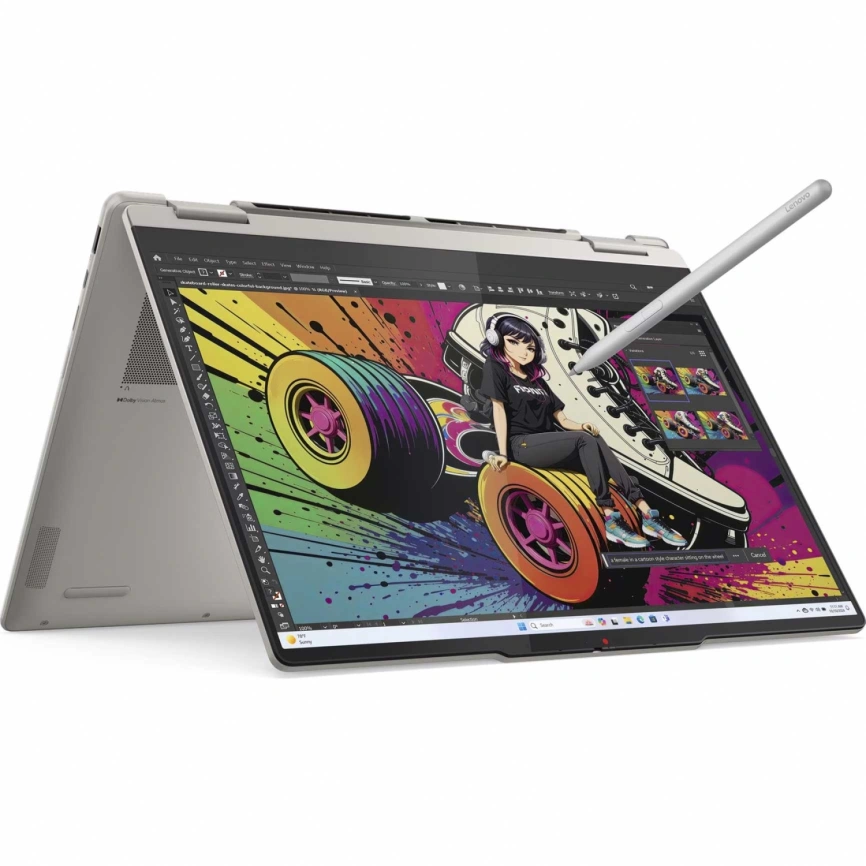 Ноутбук Lenovo Yoga 7 14AKP10 14 OLED/ R5-340/24GB/1TB SSD (83JR0060RK) Seashell фото 5