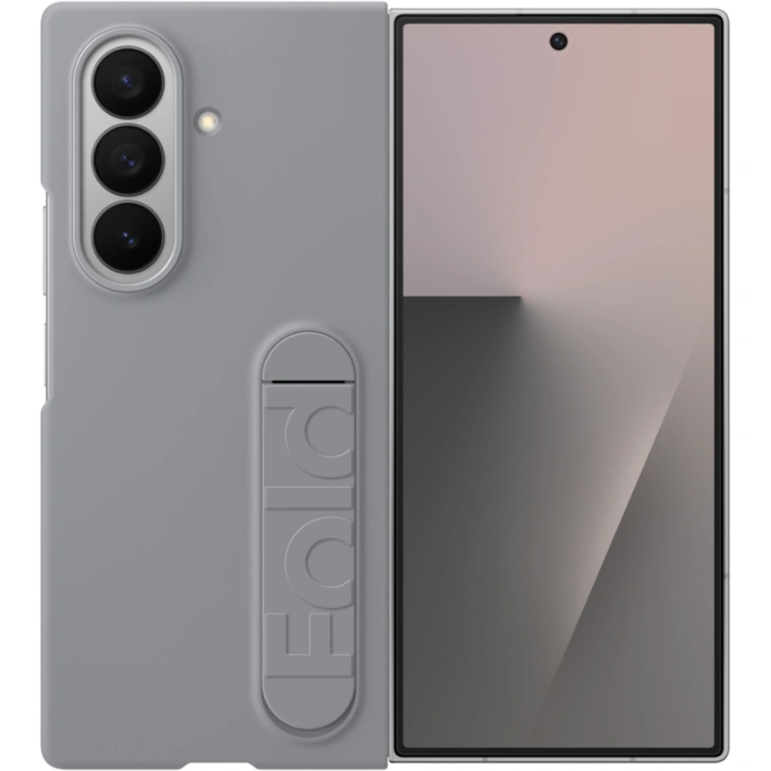 Чехол Samsung Silicone Case для Galaxy Z Fold7 Gray фото 2