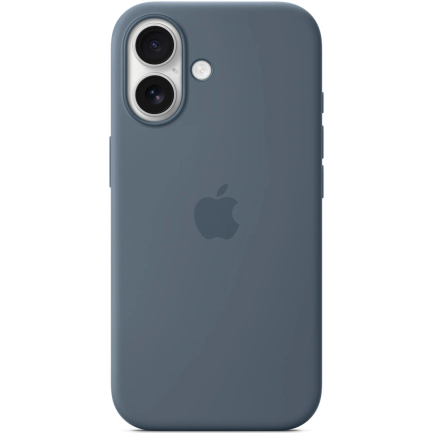 Чехол Apple Silicone Case with MagSafe для iPhone 17 Anchor Blue фото 3
