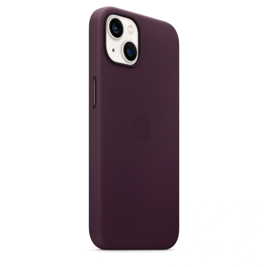 Кожаный чехол Apple MagSafe для iPhone 13 Dark Cherry фото 3