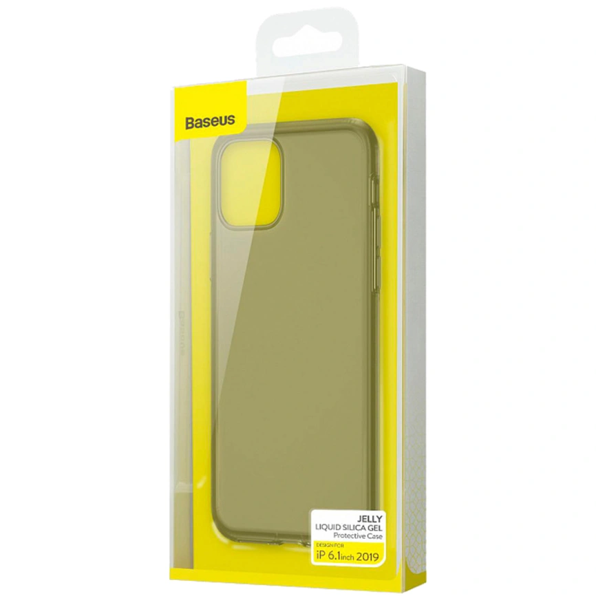 Чехол Baseus для iPhone 11 Jelly Liquid Silica Gel (WIAPIPH61S-GD01) Transparent фото 2