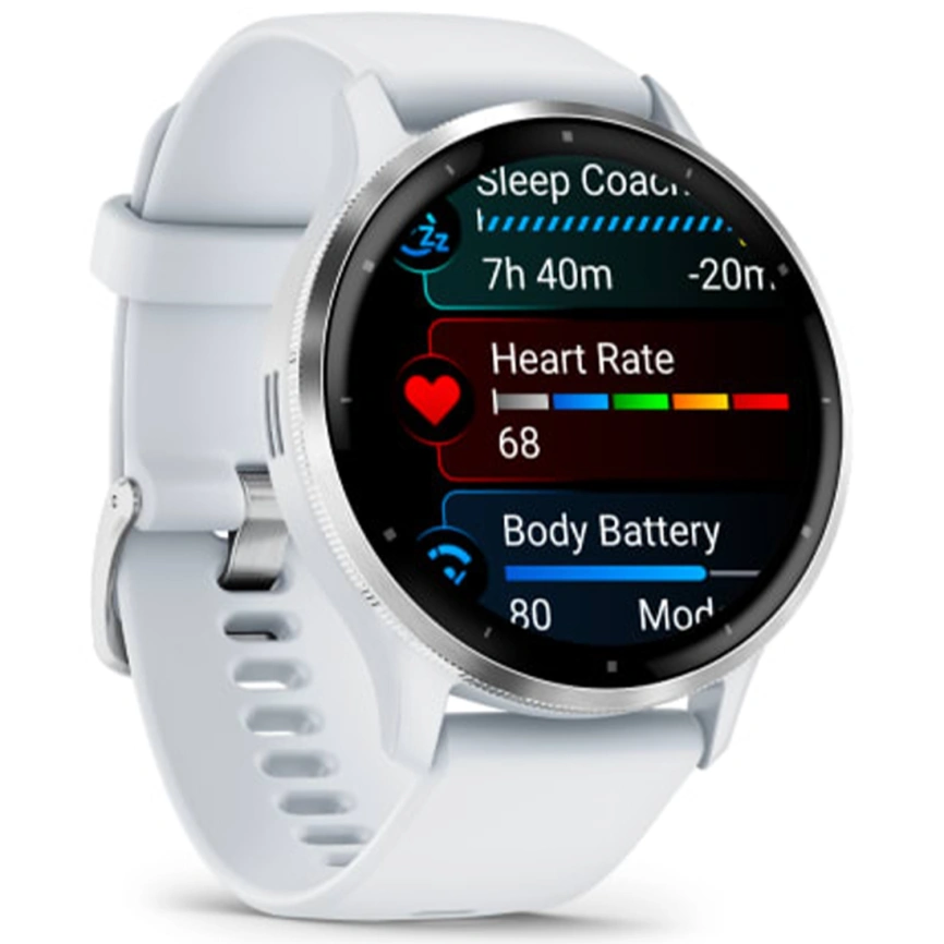 Умные часы Garmin Venu 3 (010-02784-00) 45mm Silver фото 7