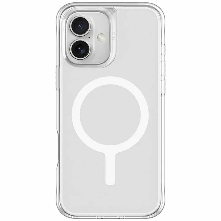 Чехол Uniq LifePro Xtreme Anti-Fingerprint Slim Hybrid Case with MagClick для iPhone 17 Frost Clear/White фото 2
