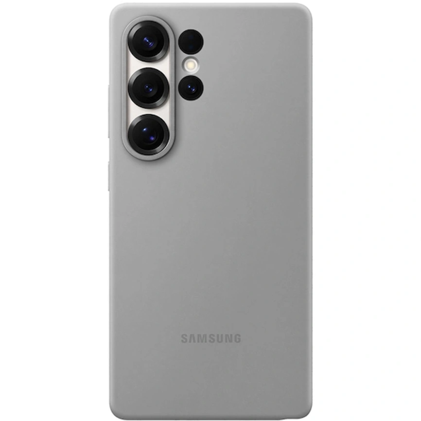 Чехол Samsung Silicone Case для Galaxy S25 Ultra Gray фото 1