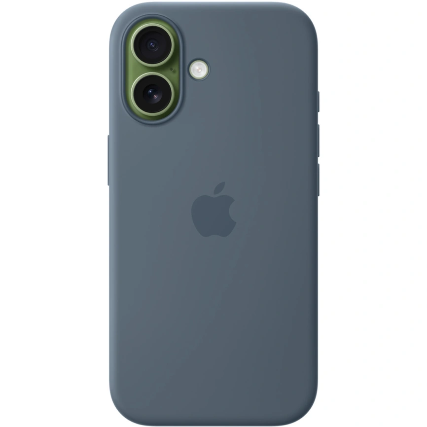 Чехол Apple Silicone Case with MagSafe для iPhone 17 Anchor Blue фото 4