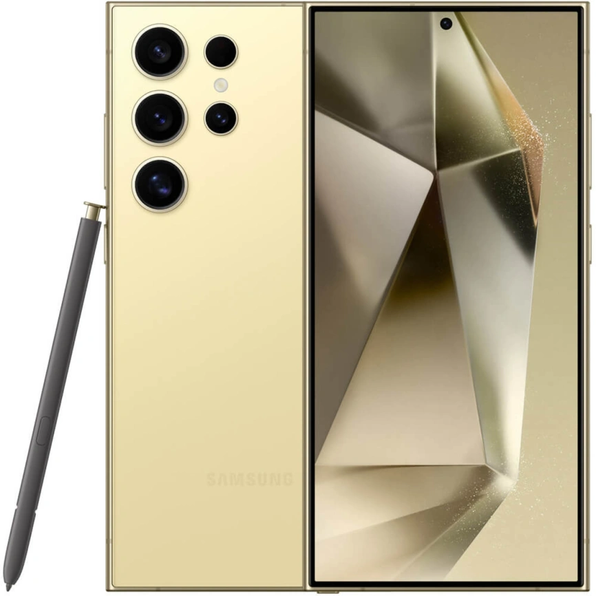 Смартфон Samsung Galaxy S24 Ultra SM-S928B 12/256Gb Titanium Yellow фото 1