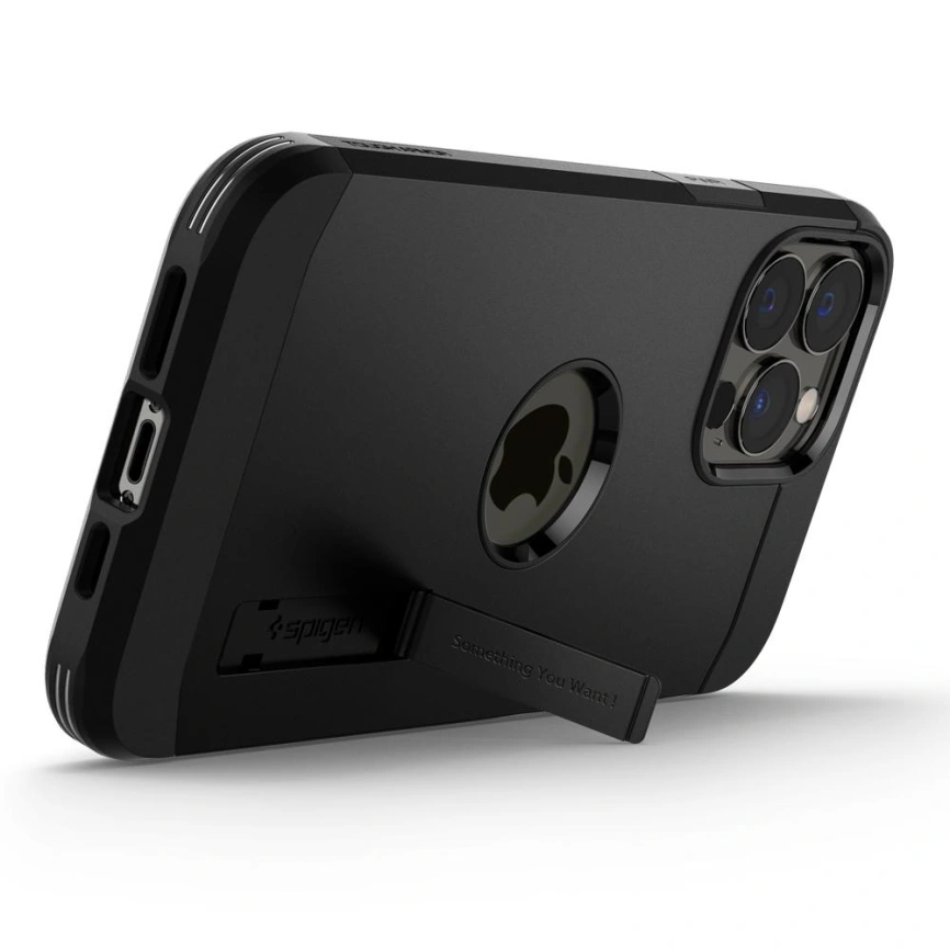Чехол Spigen Tough Armor для iPhone 13 Pro Max (ACS03222) Black фото 1