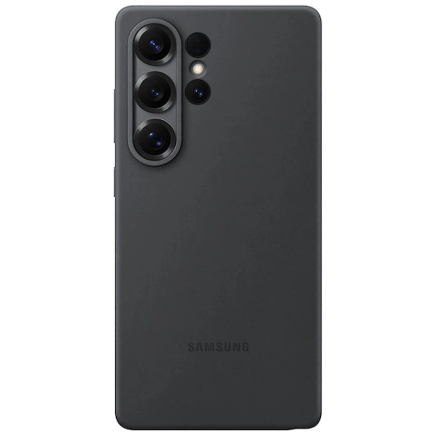 Чехол Samsung Silicone Case для Galaxy S25 Ultra Black фото 1