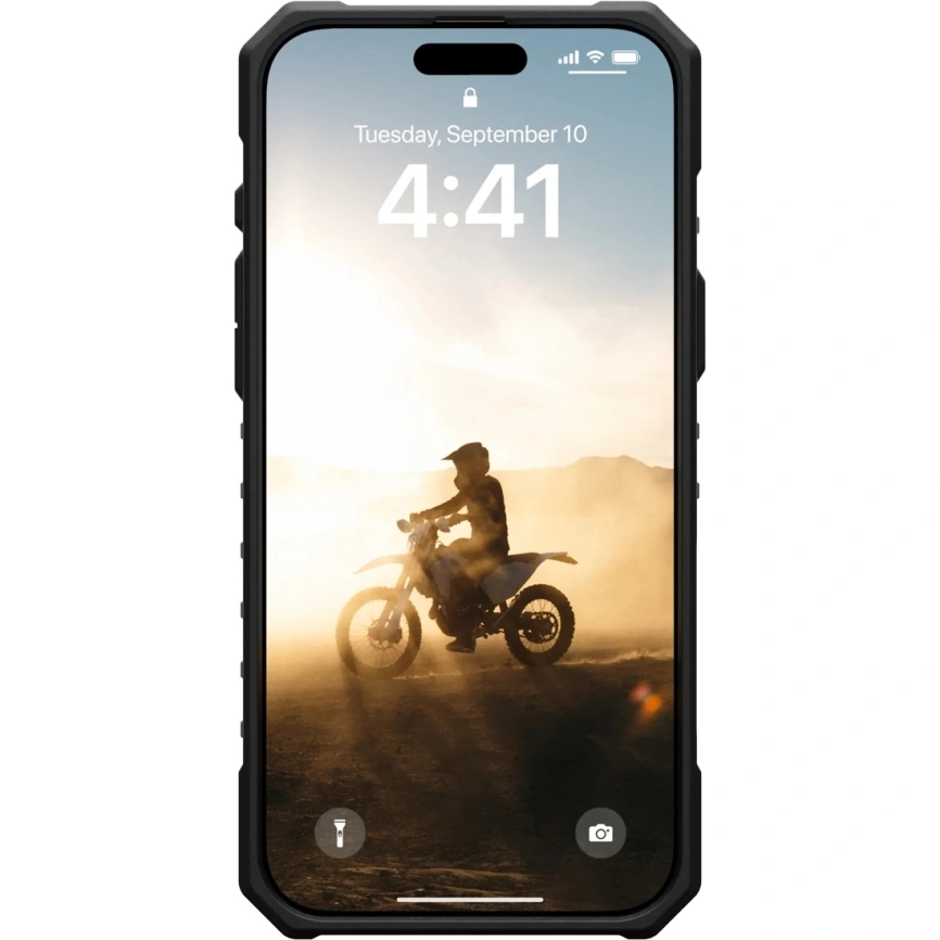 Чехол UAG MagSafe Pathfinder Clear для iPhone 16 Pro Ice/Silver фото 2