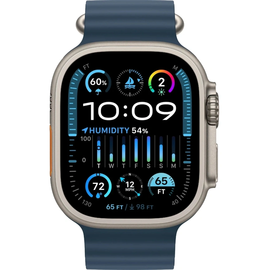 Ремешок Apple Watch Ultra 49mm Blue Ocean Band фото 4