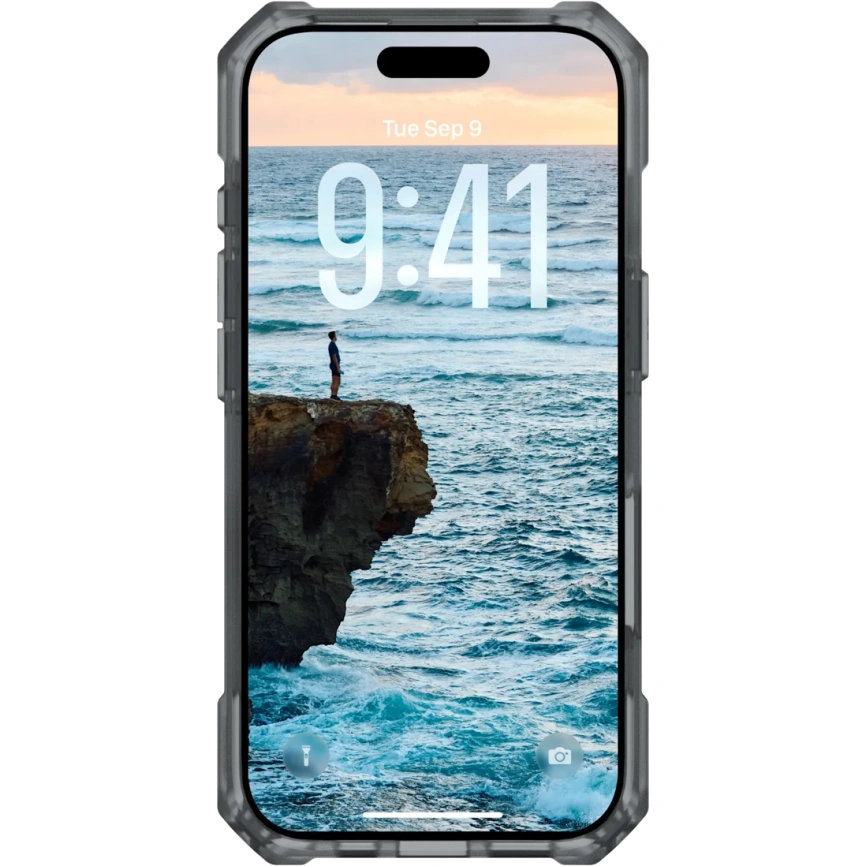 Чехол UAG MagSafe Essential Armor для iPhone 17 Ash/Black фото 3