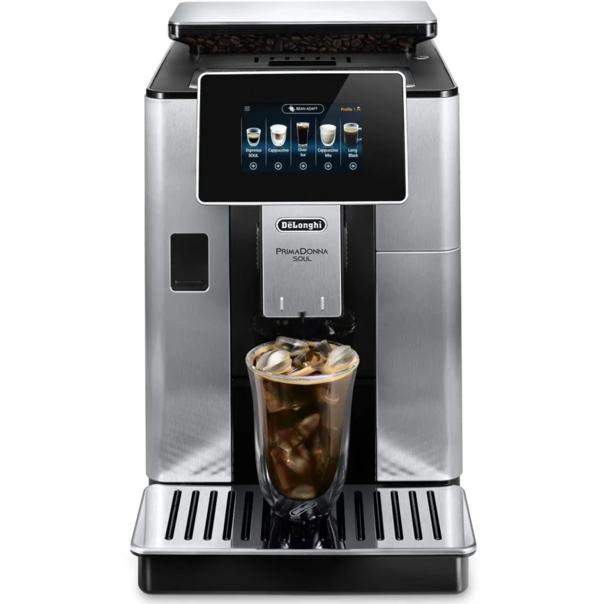 Кофемашина DeLonghi PrimaDonna Soul ECAM610.74.MB Metallic/Black фото 3