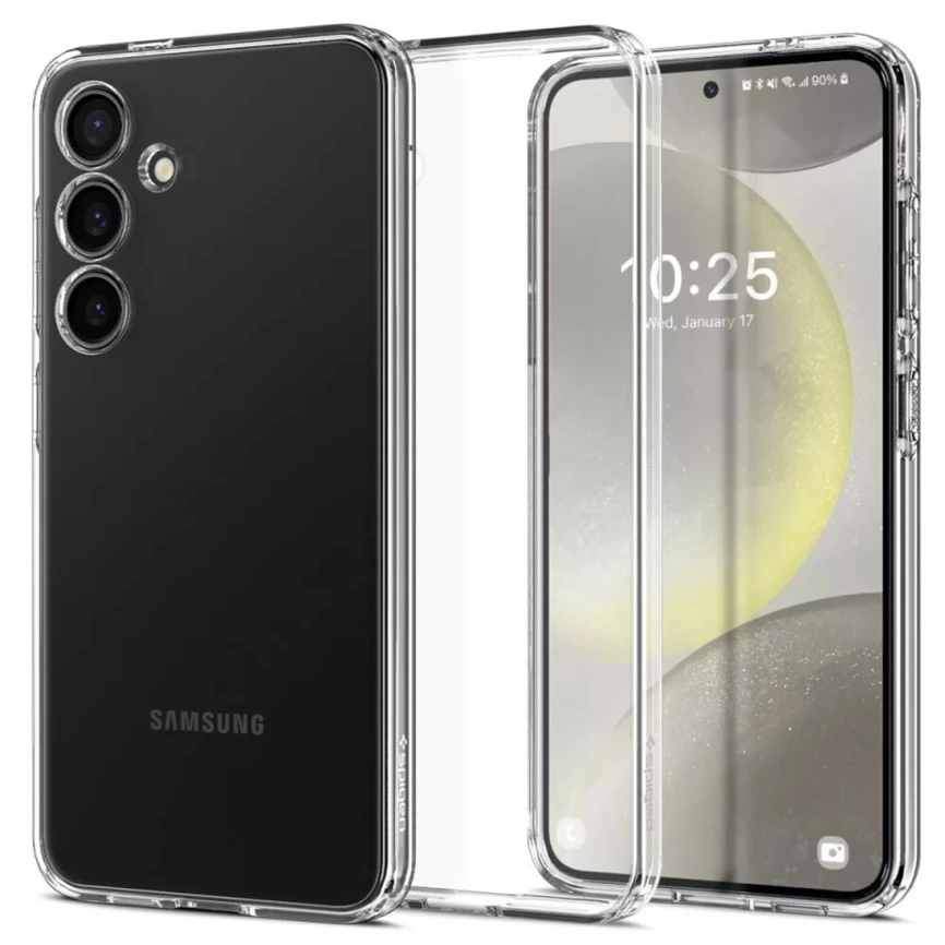 Чехол Spigen Liquid Crystal для Galaxy S24 (ACS07343) Cristal Clear фото 2
